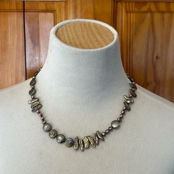 Stick and coin pearl set - Picture 2 of 7